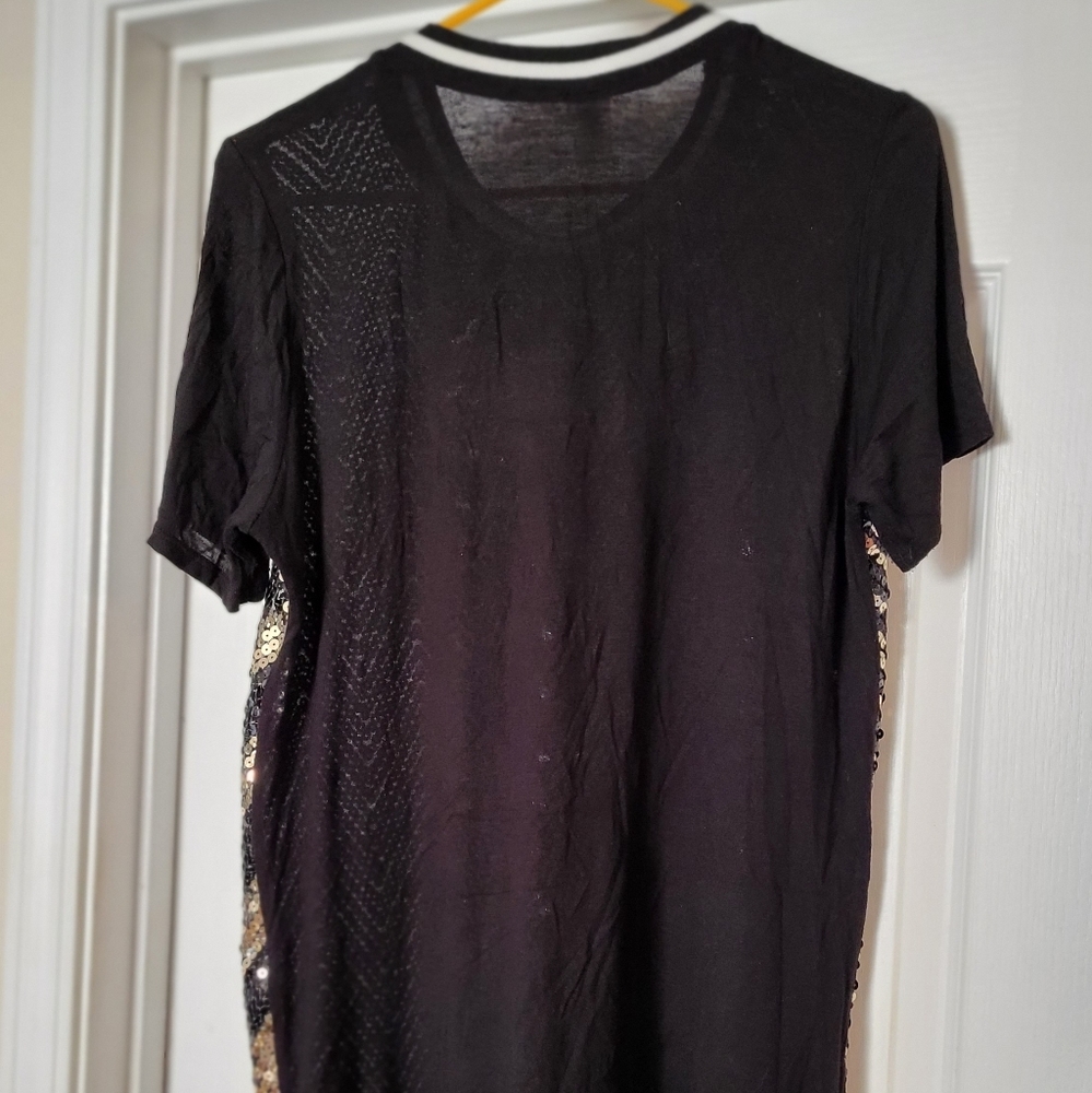 Sequin T-Shirt Dress - Picture 3 of 4